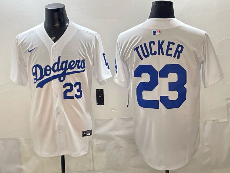 Men 2026 Los Angeles Dodgers #23 Tucker White Game Nike MLB Jersey style 0011->los angeles dodgers->MLB Jersey
